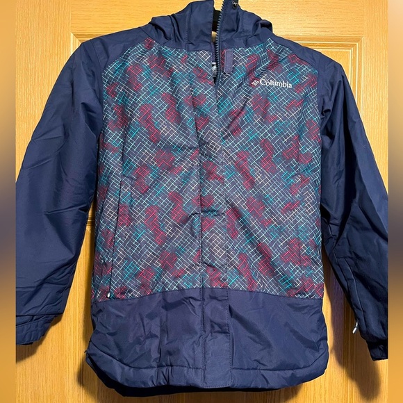 Columbia Omni-Heat Girls Insulated Hooded Ski Snowboard Jacket - Picture 1 of 13